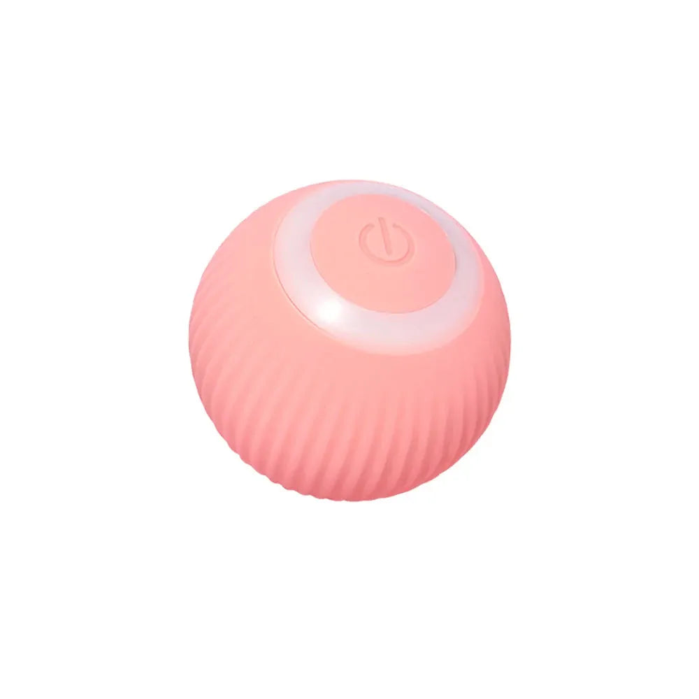  Balle interactive de couleur rose pour animaux, conçue pour des moments de divertissement et de jeu actif.