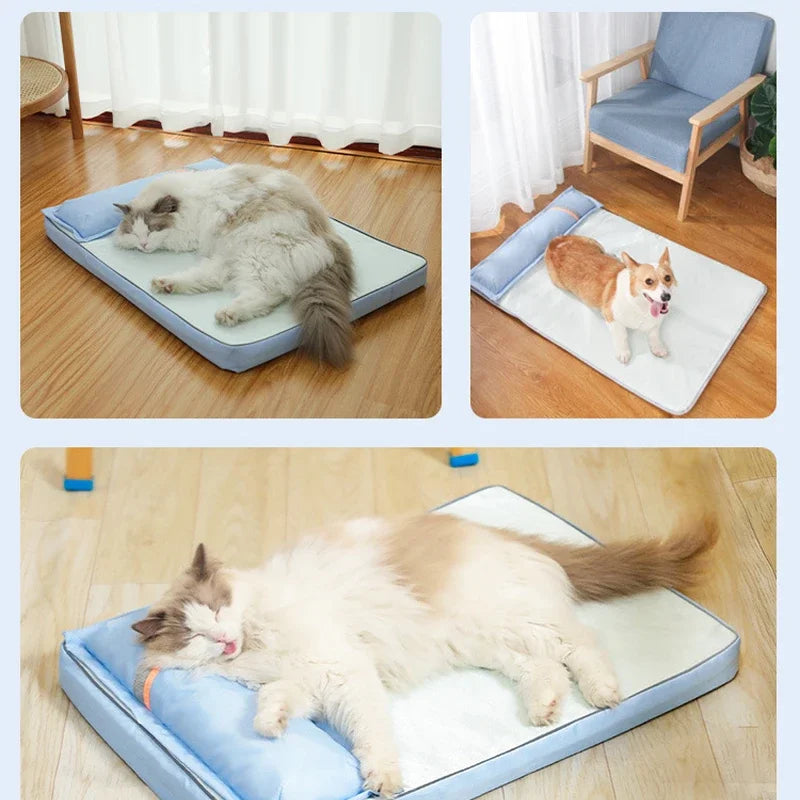 Tapis de refroidissement disponible en différentes tailles pour chiens et chats.