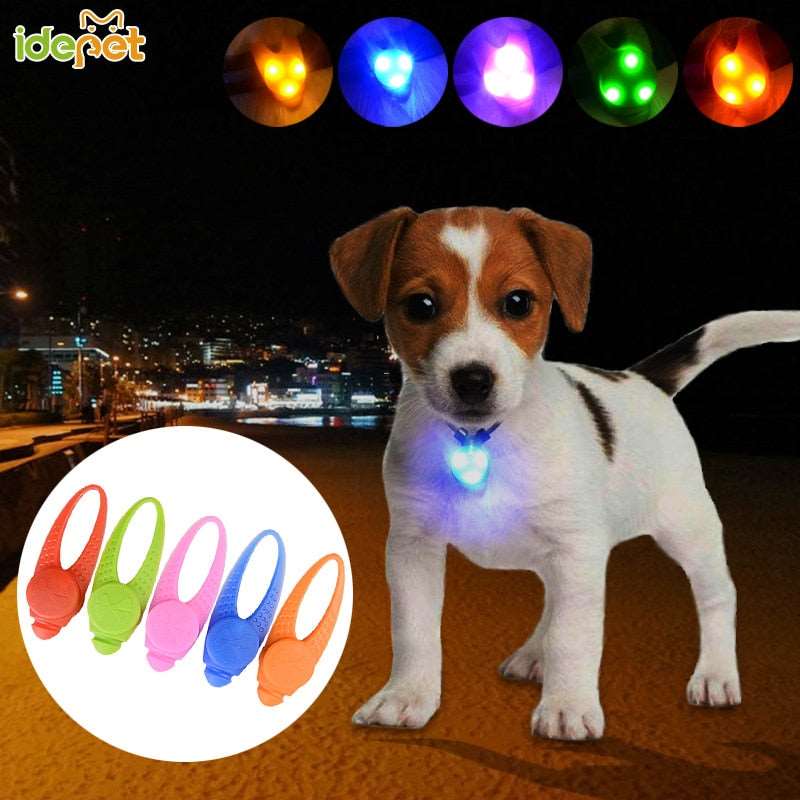 Collier LED IDEPET pour Animaux : Sécurité et Style Illuminés à 300 mètres