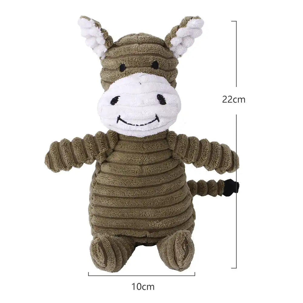 Peluche cotelee-Hippo