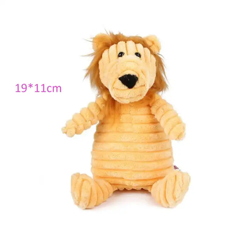 Peluche cotelee-Lion