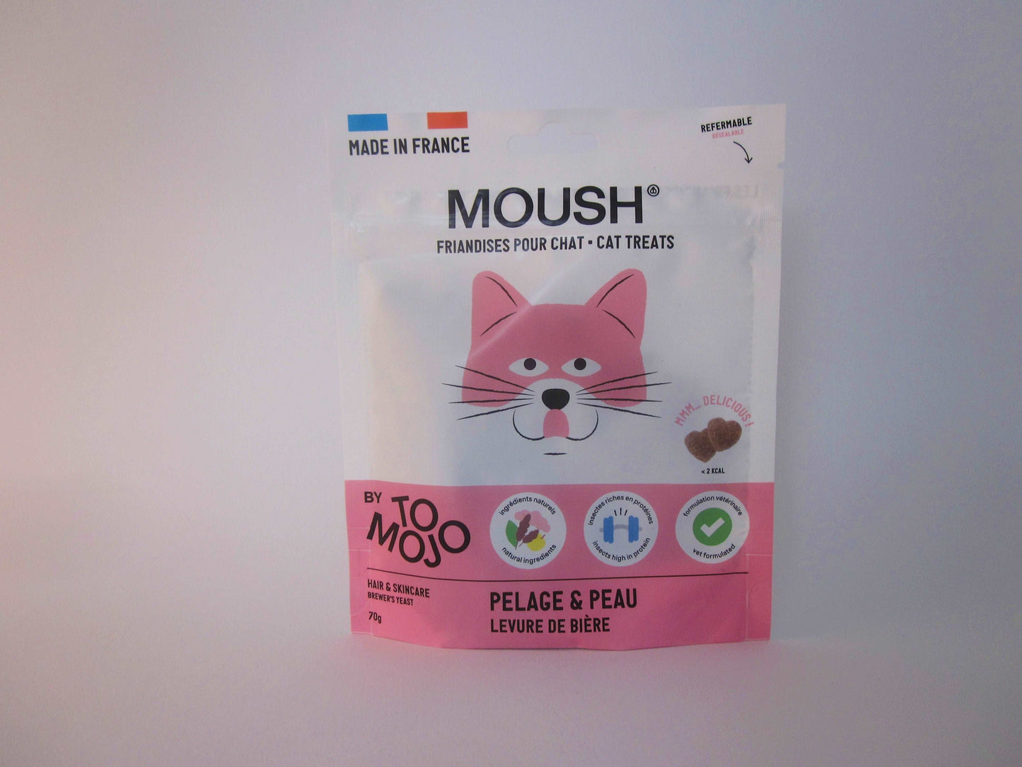 Friandises MOUSH Chat Pelage et Peau - Beauté Naturelle