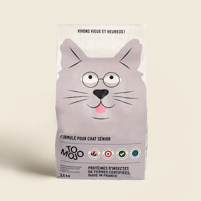 Croquette Hypoallergénique pour Chat Senior - Riche en oméga 3 et acide aminé