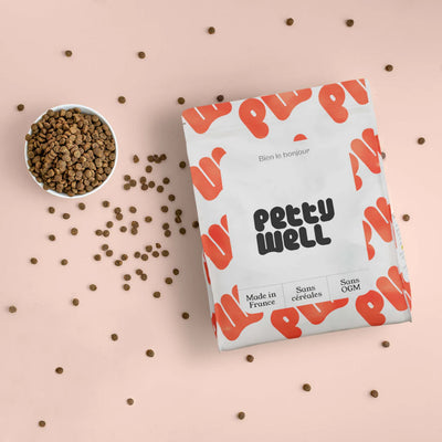 Croquettes Petty Well Produit de la Mer pour Chien Sans Céréales