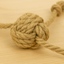 Zoom sur corde de chanvre jouet pour chien